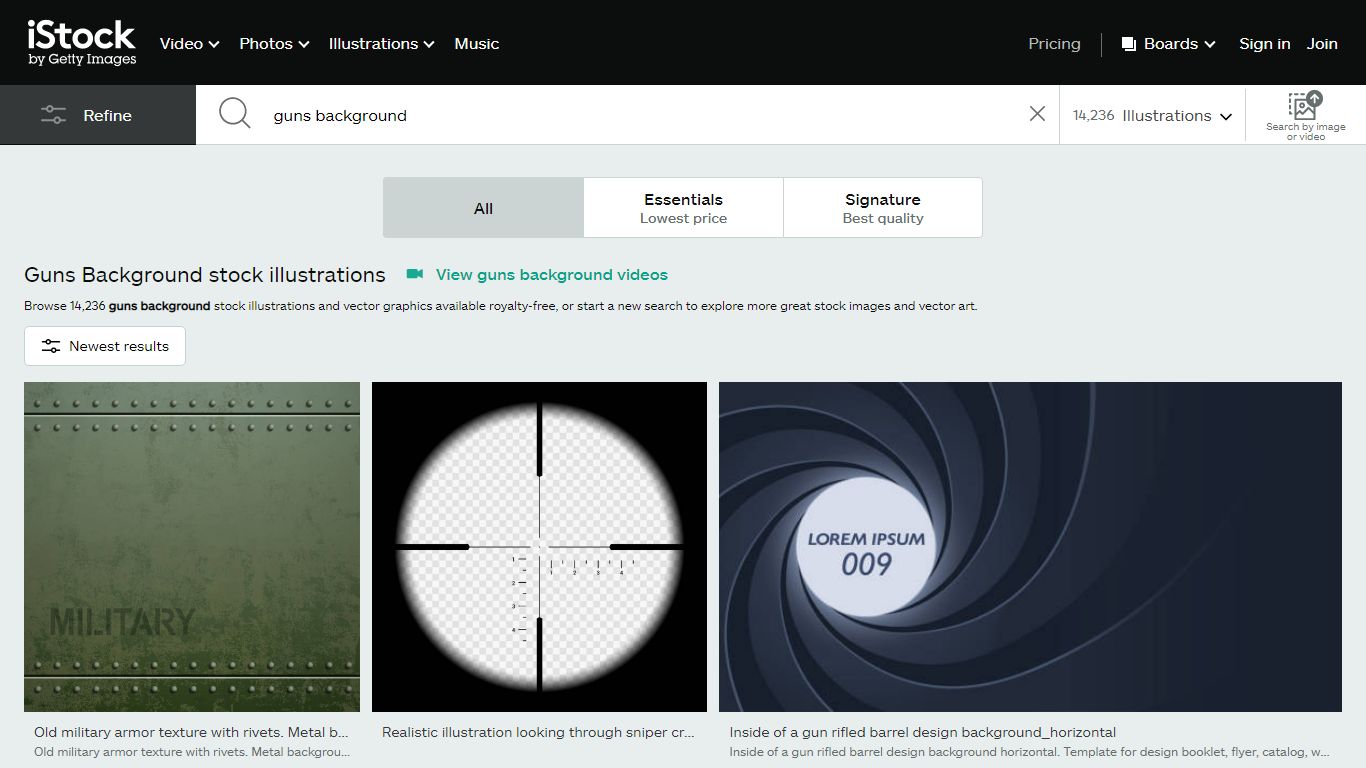 Guns Background Pictures, Images and Stock Photos